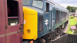 45108 eases away from Heywood EastLancashireRailway1846 [upl. by Ednutabab]