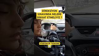 DİREKSİYON SINAVINDA NELERE DİKKAT ETMELİYİZ [upl. by Sivaj894]