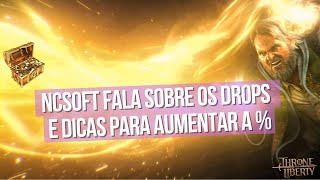 NCSOFT LIBEROU O ARTIGO FALANDO DOS DROPS DO THRONE AND LIBERTY [upl. by Lavinia923]