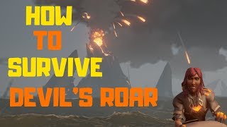 Sea of Thieves How to SURVIVE the Volcanoes in Forsaken Shores  Tips for beginners [upl. by Andromache838]