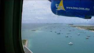 Seaplane from Malé to Vilu Reef Maldives [upl. by Socher371]