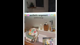 Rangement salle de bain skincare aesthetic rangement [upl. by Akerahs]