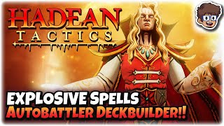 Fire Spells EXPLODE the Board  Autobattler Roguelike Deckbuilder  Hadean Tactics 10 [upl. by Atekan]