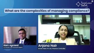 Compliance Challenges  Insights from Anjana Nair Finance Controller at Anvet India Pvt Ltd [upl. by Juna]