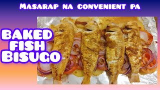 Baked Fish Bisugo deliciousfood [upl. by Amalburga]