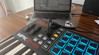 MPK249 setup with a MacBook Pro [upl. by Negriv]