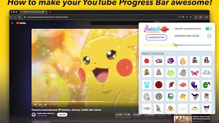 How to make Youtube Progress Bar Awesome  Custom Progress Bar for Youtube [upl. by Enerod]