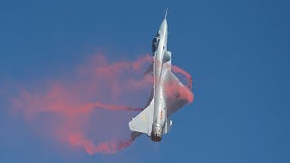 China intl Air Show J10 J20 fighter jets wow audience with top performance [upl. by Tisbe536]