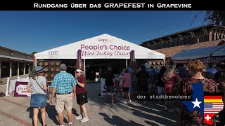 Rundgang über ein Weinfest in Grapevine Texas [upl. by Rillings835]