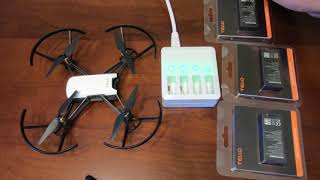 Dji Ryze Tello Battery hub Multi Charger Intelligent Charging 4 and 1 [upl. by Anuaf490]