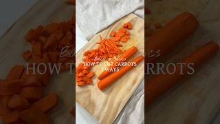 How to Cut a Carrot 7 Ways 🥕 shorts carrots [upl. by Norahc214]