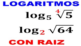 Propiedades de los logaritmos Logaritmo de una raiz [upl. by Hoashis737]