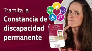 Constancia de discapacidad permanente tutorial PASO A PASO [upl. by Mame30]