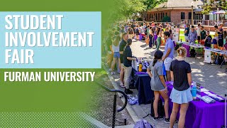 Furman University Student Involvement Fair Recap [upl. by Melentha290]