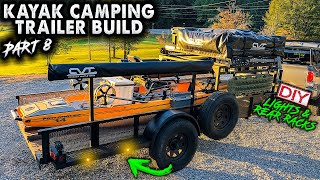 Kayak Camping Trailer Build  Part 8  Lights amp Rear Racks  Kayak DIY [upl. by Eliseo764]