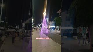 Christmas decorations Corralejo Main Street December 2024 [upl. by Krys]