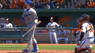 Max Muncy Solo Homerun  MLB The Show 24 Online Rated [upl. by Ajat179]