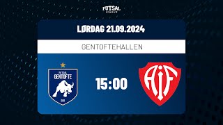 Futsal Gentofte vs Albertslund IF [upl. by Felicdad]