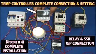 Temperature Controller Connection and Setting Multispan Temp Controller Setting Utc4202 [upl. by Nisa853]