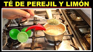 Cómo preparar el té de perejil con limón para aprovechar sus beneficios [upl. by Ila]