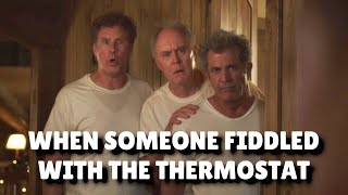 Daddys Home 2 2017  Someone Fiddled With The Thermostat Scene [upl. by Adnohsal]