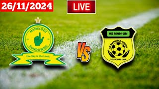 Mamelodi Sundowns vs Maniema Union  CAF Champions Live Match Score 2024 [upl. by Geaghan]