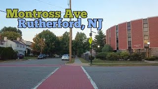 Walking on Montross Avenue in Rutherford New Jersey USA  W Pierrepont Ave to W Erie Ave [upl. by Shenan393]