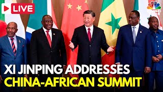 ChinaAfrica Summit LIVE Xi Jinping Keynote Speech at ChinaAfrica Cooperation Summit 2024  N18G [upl. by Tabatha952]