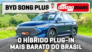 BYD Song Plus um SUV hÃ­brido plugin mais barato que Tiggo 8 Pro e Jeep Compass 4xe [upl. by Romie]