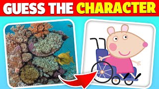 Guess the Real Peppa Pig Characters by Squinting Your Eyes  Mandy Mouse Suzy Sheep George Pig [upl. by Winny161]