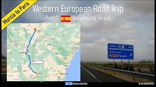 ♪♪ Requena to Teruel Spain Part 3 of Western European Road Trip [upl. by Darbie]