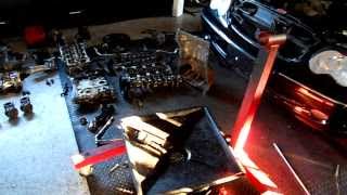 Mercedes C230 Kompressor Engine Removal [upl. by Lucienne]