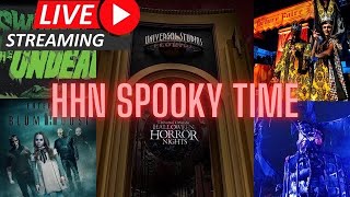 🔴 LIVE from Halloween Horror Nights 33 at Universal Studios  Midweek Spooky Night [upl. by Tudor75]