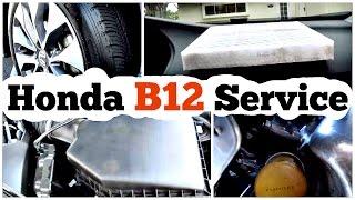 DIY Honda maintenance Minder Code B12 Service Procedure [upl. by Teferi]