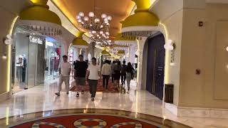 Walking tour at okada casino hotel with families [upl. by Tracay861]