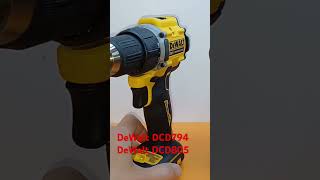 Compare DeWalt DCD 794 vs DeWalt DCD 805 dewalt dcd794 dcd805 dewaltcompare [upl. by Hanser]