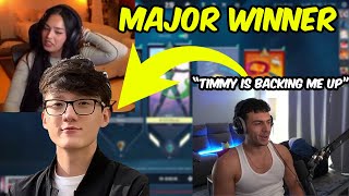 Tarik Reacts To iiTzTimmy Calling Him a GOD amp Shocking Valkyrae [upl. by Namzed]