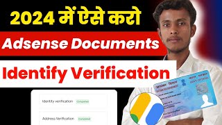 Google Adsense identity verification 2024  identity verification  how to verify adsense account [upl. by Pulcheria]