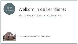 Kerkdienst 3 november 2024 1000  ds AGM Weststrate [upl. by Naffets]