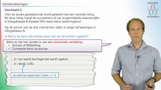 Wiskunde  kansrekeningherhaling numerus fixus deel 2  WiskundeAcademie [upl. by Elletnahs]