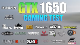 GTX 1650  Test in 27 Games  GTX 1650 Gaming [upl. by Airdnaxila]