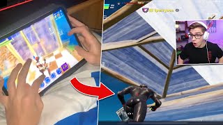 This is the BEST Default HUD Player on Fortnite Mobile better than you [upl. by Cristabel]