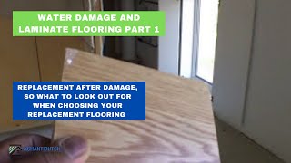 Water damage and laminate flooring part 1 [upl. by Renzo]