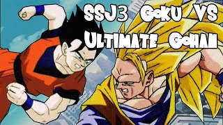 SSJ3 Goku vs Ultimate Gohan [upl. by Reggis864]