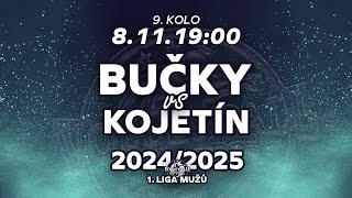 1 liga M  9 kolo TJ Sokol Bučovice  SK Kojetín [upl. by Ennairod969]