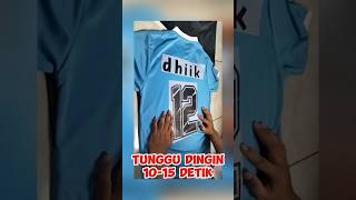 Sablon Baju Sendiri  Ini Caranya viral shortvideos custom [upl. by Hugh743]