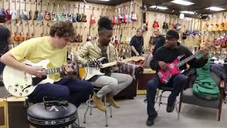 Jam Session Henny Hendrexz Michael Lemmo amp Conrad Lee at Normans Rare Guitars [upl. by Akirea]