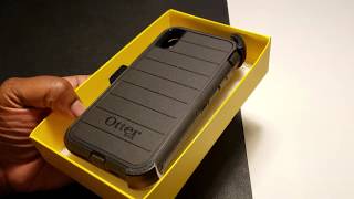 Best quotRUGGEDquot Case Otterbox Defender iPhone XS Max  Installation Tips [upl. by Ikcim37]