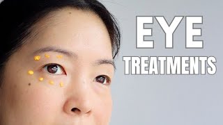 Fav WellAging Eye Treatments with Actives [upl. by Yanaj]