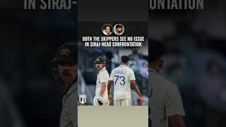 No issue  Both got fined 🏏😀 trending shorts cricket bgt adelaidetest siraj travishead fight [upl. by Vastah]